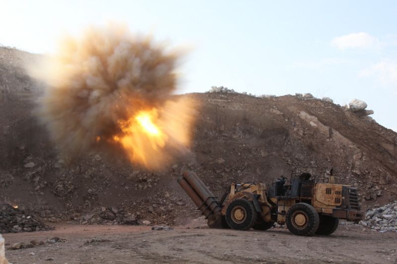 Самодельное оружие сирийских боевиков