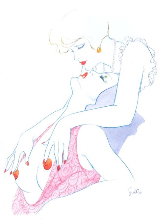 Эротические рисунки Leone Frollo