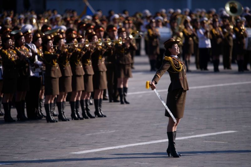 Парад в Северной Корее