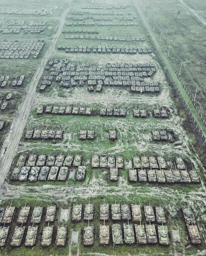 Кладбище танков в Сибири