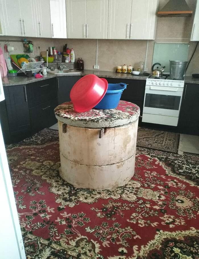 Мамаша сбросила халатик на кухне и прямо на столе дала в жопу до оргазма соседу